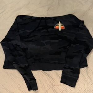 Black Camouflage Women's Sweatshirt